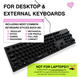STICKYTIPS™ keyboard stickers for long nails - circles