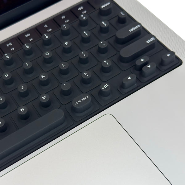 matte black for mac closeup