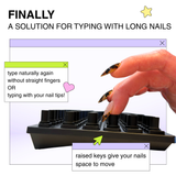 STICKYTIPS™ keyboard stickers for long nails - circles