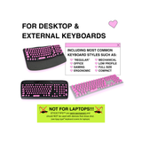 STICKYTIPS™ keyboard stickers for long nails - hearts