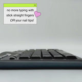 STICKYTIPS™ keyboard stickers for long nails - hearts